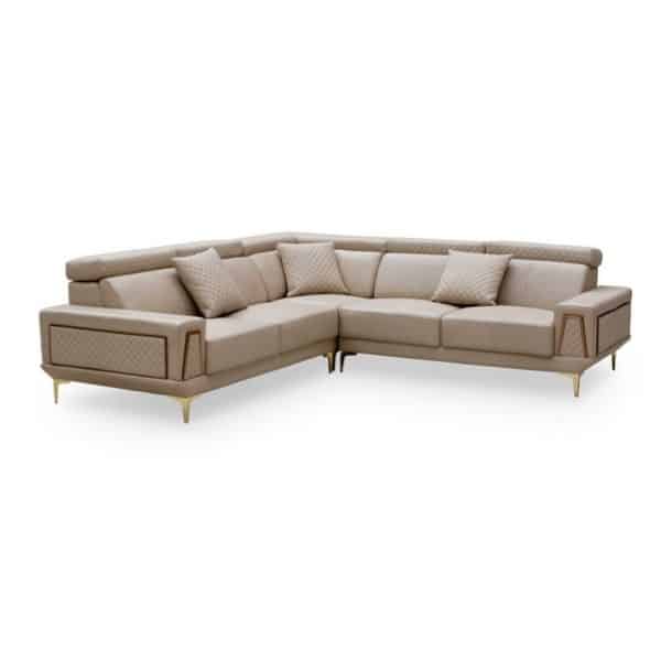 Modern L-Shaped Family Couch - Stylish Comfort for All